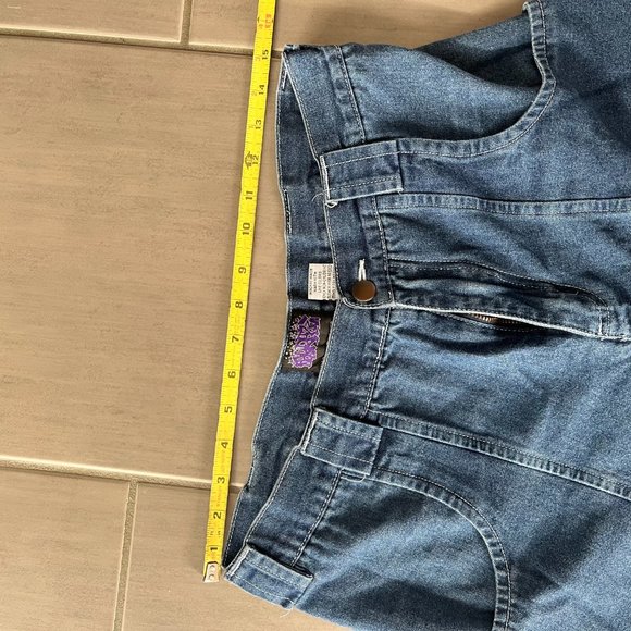 Vintage 90s Auraze for Beau Baker Multi Pocket Wide Leg Jeans - Picture 6 of 8